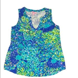Lilly Pulitzer Peacock Print tank
